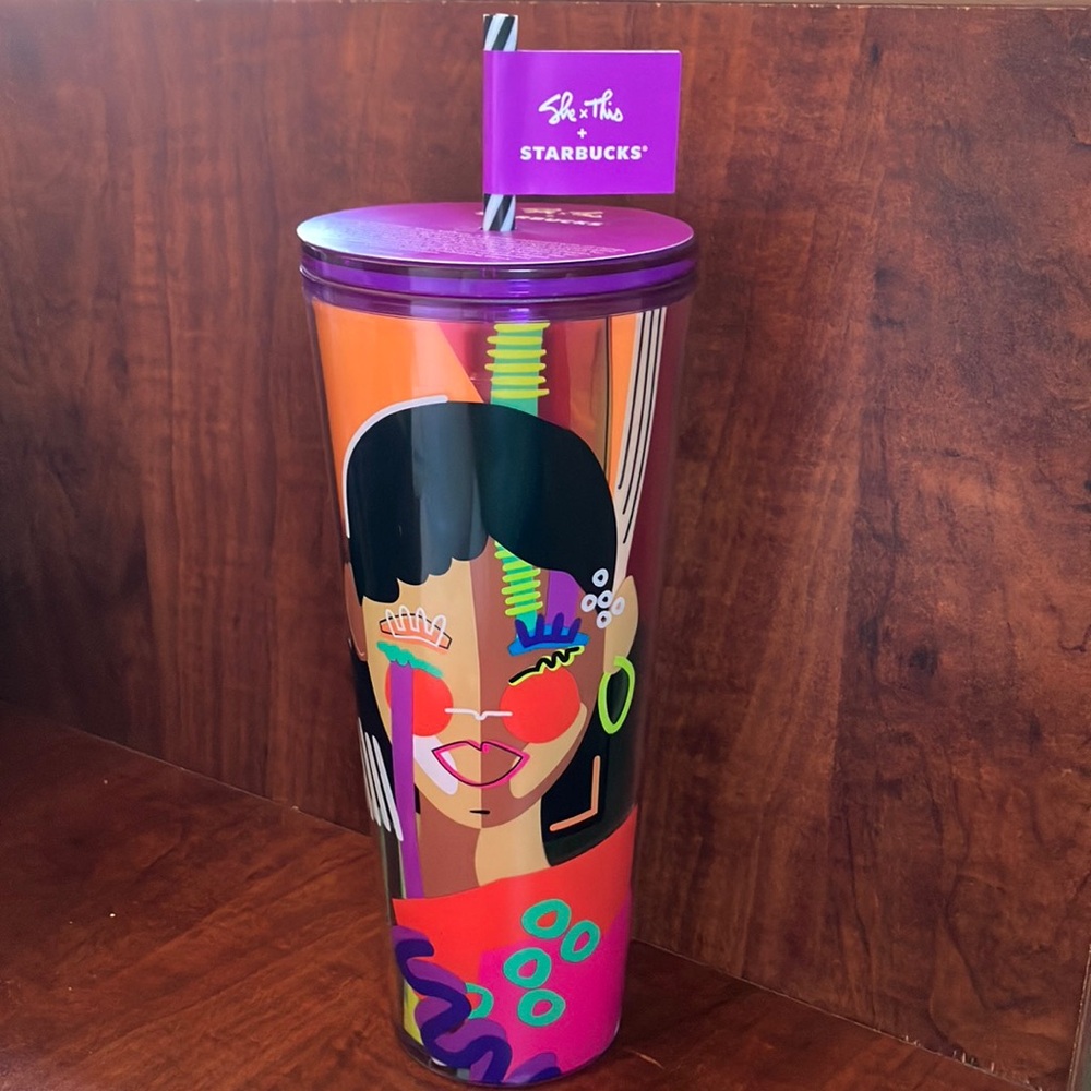 Starbucks COLLAB 2024 Shae Anthony Venti Tumbler She x This NWT with shelfwear